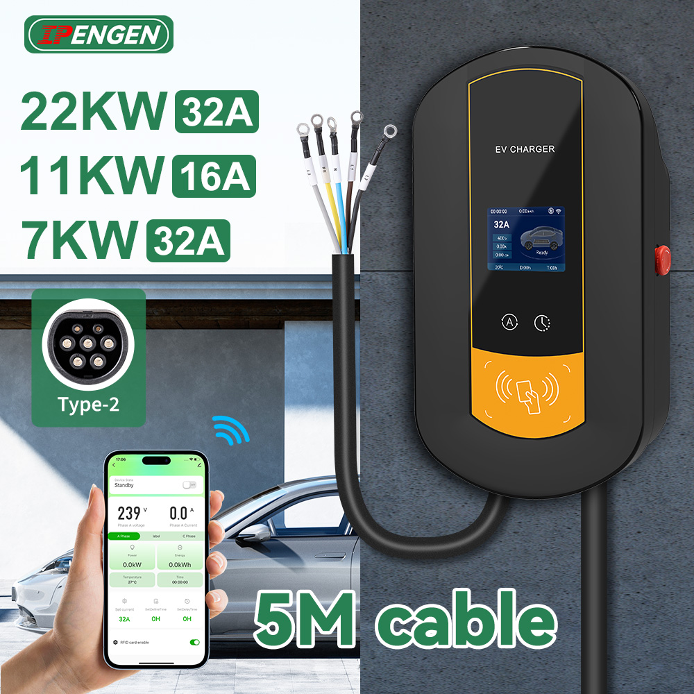 Wallbox Ev - IPENGEN Type2 EV Charging Station 7KW