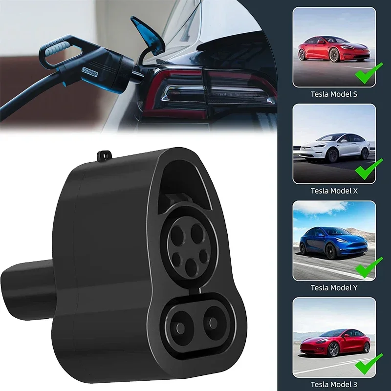Ev Charger Adapter - For Tesla Model 3/X/Y/S EV Charger