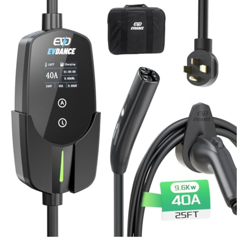Home Ev Charger - EVDANCE Portable EV Charger for Tesla