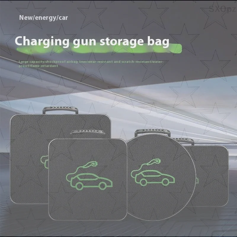 Portable Ev Charger - Electric Car Charger Plugs Storage Tote