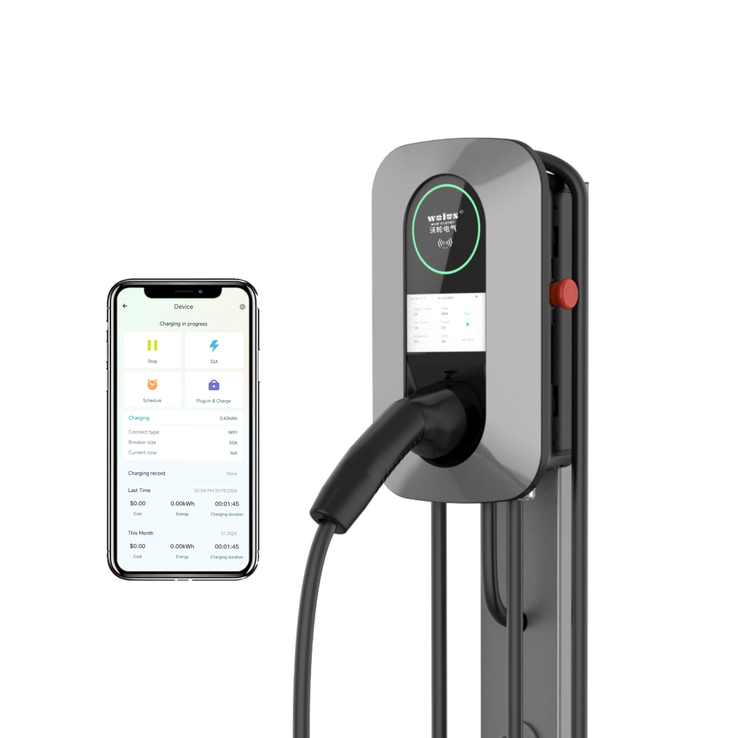 22kW AC Home Charging Pile Ev  - Wallbox Ev recension och pris