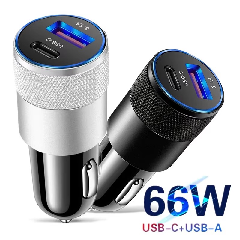66W USB Car Charger Type C Fas - Fast Ev Charger recension och pris
