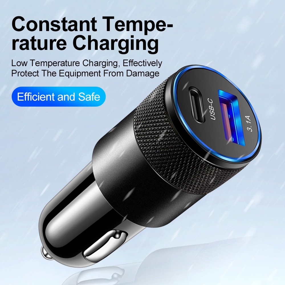66W USB Car Charger Type C Fas - Fast Ev Charger recension och pris