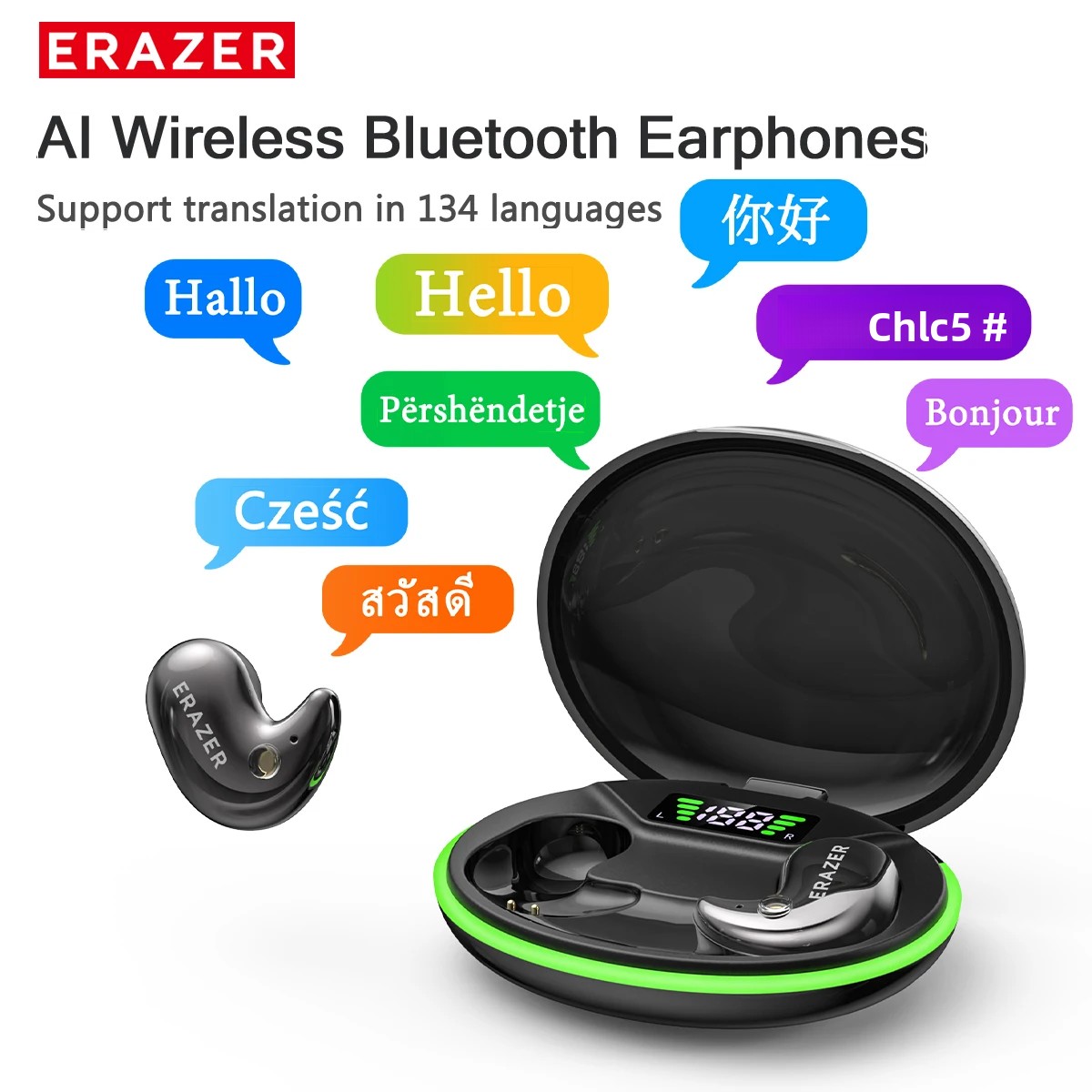 EARZER XF58 In-Ear Bluetooth H - Type 2 Charger recension och pris