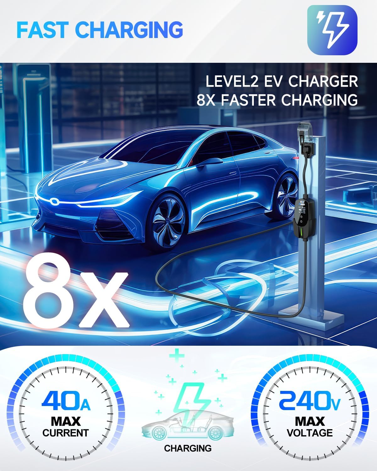 EVDANCE Portable EV Charger fo - Home Ev Charger recension och pris