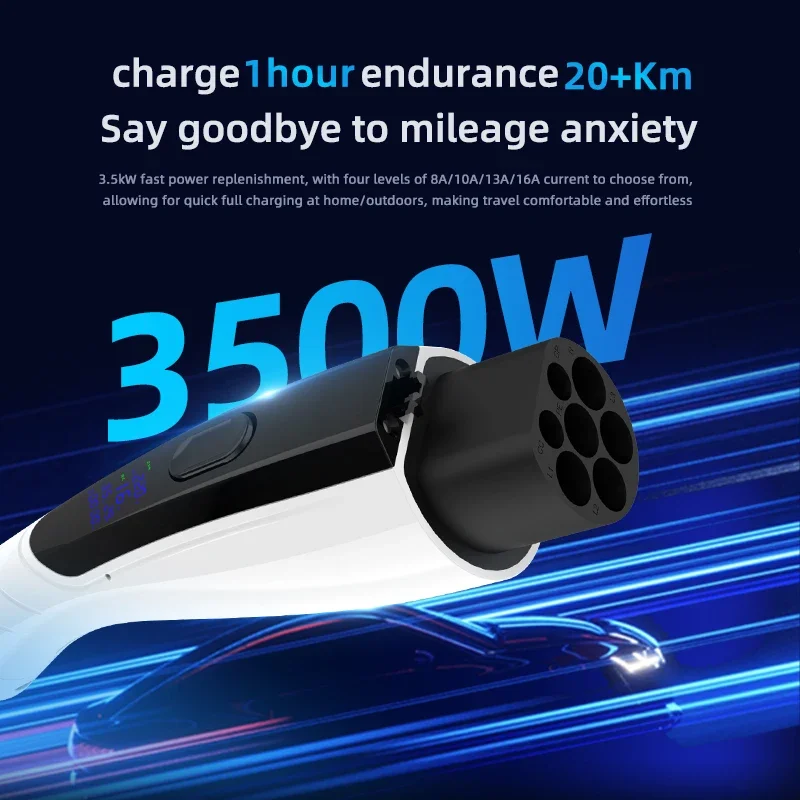 NEW 3.5KW 16A GB/T20234 EV Por - Ev Charger Adapter recension och pris