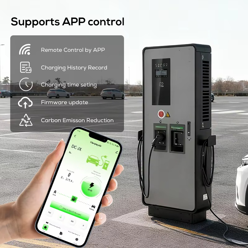 Dual  Dc Ev Charger 40kw 80kw  - Ev Charging Pile recension och pris